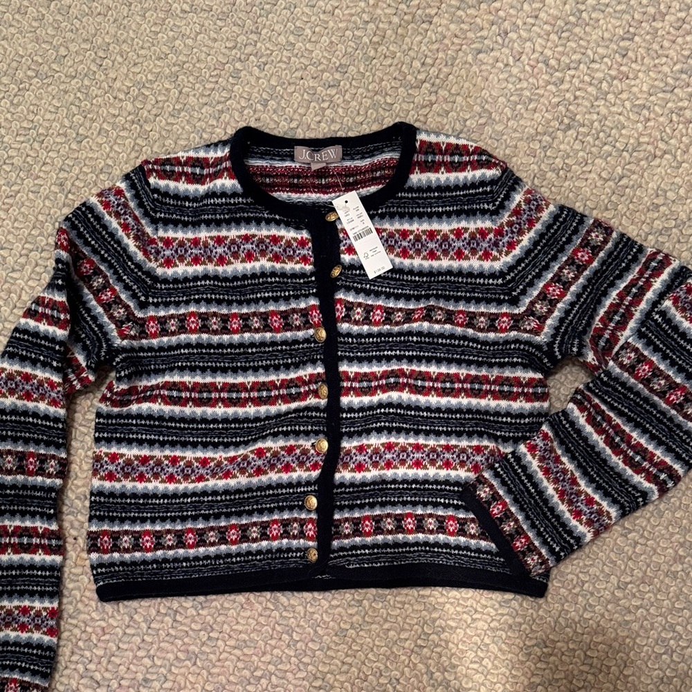 NWT JCrew fair aisle lady jacket - Picture 3 of 5